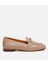 01AYH309600A330 KADIN Deri Bej Tokalı Klasik Loafer 13