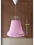 Pembe Organze Avize M-116 Yatak Odası Çocuk Odası Genç ve Bebek Odası Avize Aydınlatma Sarkıt 2