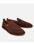 01AYH310140A480 KADIN Süet Deri Kahverengi Günlük Loafer 14