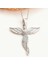 925 Ayar Gümüş Kanatlı Melek Kadın Kolye (BC-DC5C7B) 1