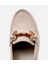 01AYH309790A310 KADIN Süet Deri Bej Tokalı Günlük Loafer 16