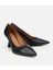 01AYH312510A100 KADIN Deri Siyah Esnek Tabanlı Stiletto 10