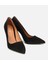 01AYH311550A100 KADIN Süet Deri Siyah Stiletto 14