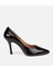 01AYH312550A100 KADIN Rugan Deri Siyah Stiletto 9