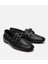 01AYH310880A100 KADIN Deri Siyah Bağcıklı Günlük Loafer 14