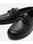 01AYH310790A100 KADIN Deri Siyah Bağcıklı Günlük Loafer 15