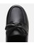 01AYH310790A100 KADIN Deri Siyah Bağcıklı Günlük Loafer 16