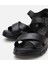 01SAH306860A620 KADIN Deri Mavi Ayarlanabilir Comfort Sandalet 15