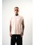 Erkek Basic Sıfır Kol Oversize T-Shirt Pembe 1