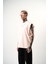 Erkek Basic Sıfır Kol Oversize T-Shirt Pembe 2