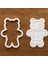 Halloween Voodoo Teddy Bear Kurabiye Kalıbı – Cadılar Bayramı Şeker Hamuru ve Oyun Hamuru Kalıbı 3