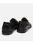 02AYH302860A100 ERKEK Deri Siyah Püskül Detaylı Klasik Loafer 16