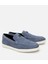02AYH303060A620 ERKEK Süet Deri Mavi Loafer 14