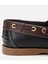 02ayh303300a104 Erkek Deri Siyah Bağcık Detaylı Günlük Loafer 16