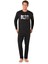 Erkek Uzun Kollu Bisiklet Yaka Pijama Takım 6096 1