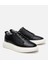 02AYH305790A100 ERKEK Deri Siyah Ultra Hafif Tabanlı Spor Ayakkabı 14