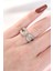 Zirkon Taşlı Silver Renk Ayarlanabilir Yüzük - TJ-BYK3108 4