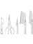 Markus Satırlı, Makaslı 5 Parça Bıçak Seti Beyaz 1
