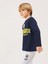 Lcw Kids Lacivert Bisiklet Yaka Fenerbahçe Baskılı Erkek Çocuk Pijama Takımı 1