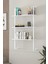 60X20 cm Beyaz Metal 3 Raflı Duvar Rafı | Kitaplık & Mutfak Banyo Organizer 4