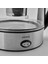 Cam Inox Bitki Çayı Makinesi ve Su Isıtıcı Kettle 2202,Led Işıklı, Yüksek Borosilikat Gövde Paslanmaz Çelik SUS304 4