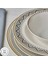 Elegance Bone Globe 24 Parça 6 Kişilik Desenli Porselen Yemek Takımı Krem Renk 10