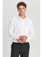 Pamuklu Tailored Slim Fit Dar Kesim Klasik Yaka Armürlü Cepli Gömlek 1