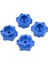 2 Çift Rc Alüminyum 5mm Genişletilmiş Tekerlek Altıgen Adaptör Dönüştürücü Losı Lmt 4WD Katı Aks 1/8 Monster Truckblue (Yurt Dışından) 5