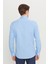 Pamuklu Tailored Slim Fit Dar Kesim Klasik Yaka Armürlü Cepli Gömlek 4