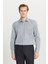 Pamuklu Tailored Slim Fit Dar Kesim Klasik Yaka Armürlü Cepli Gömlek 1