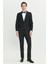 Slim Fit Dar Kesim Çıkma Kırlangıç Yaka Kapak Cepli Damatlık Smokin Takım 2