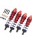 Rc Amortisör Ön Arka Alüminyum Alaşım Yükseltme Parçaları Rc Bahar Damperi Için Hsp Traxxas 1/10 Rc Araba Için Kırmızı (Yurt Dışından) 2