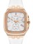 HNG1033.530 Erkek Kol Saati | Rose Gold Kronograf, Beyaz Kordonlu Özel Tasarım 1
