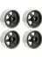 4 Adet Beadlock Jant Ofset-8.9 mm Metal Derin Çanak Tekerlek Göbeği Jantlar Eksenel SCX10 90046 1.9 Inç Gri (Yurt Dışından) 2