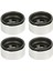 4 Adet Beadlock Jant Ofset-8.9 mm Metal Derin Çanak Tekerlek Göbeği Jantlar Eksenel SCX10 90046 1.9 Inç Gri (Yurt Dışından) 5