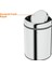 Basic Çöp Kovası - Sallanır Kapaklı 8 L, Parlak Krom Paslanmaz 3