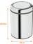 Basic Çöp Kovası - Sallanır Kapaklı 8 L, Parlak Krom Paslanmaz 5
