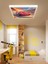 Şimşek Mcqueen Avize, 60X60 Çocuk Odası Avize, 60WATT, Estetik Kare, Yapay Zeka Tasarım Avize, Pist 2