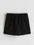 Lcw Kids Siyah Beli Lastikli Pileli Kız Çocuk Şort Etek 2