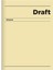 Keskin 17X24 Düz Hafif Kağıt Sert Kapak Ciltli Draft Defter - Sarı 1