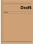 Keskin 17X24 Düz Hafif Kağıt Sert Kapak Ciltli Draft Defter - Kahverengi 1