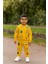 Erkek Bebek Emoji Desenli Şardonlu Eşofman Takımı (Sweatshirt + ALT)-SARI-06121 1