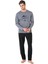 Erkek Uzun Kollu Bisiklet Yaka Pijama Takım 6097 1