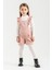 Pembe Kız Çocuk Kadife Fitilli Salopet 22688 1
