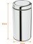 Basic Çöp Kovası - Sallanır Kapaklı 45 L, Parlak Krom Paslanmaz 5