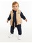 Erkek Bebek 3’lü Takım – Şişme Yelekli, Uzun Kol Sweatshirt ve Eşofman Altı 251037L 1