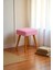 Alvıa Modern Ahşap Ayaklı Teddy Peluş Kare Bench Puf – Dekoratif Tabure 1