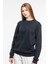 Süperlife Kadın Bisiklet Yaka Regular Fit Sweatshirt SPR21K17 2