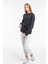 Süperlife Kadın Bisiklet Yaka Regular Fit Sweatshirt SPR21K17 5