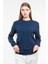 Süperlife Kadın Bisiklet Yaka Regular Fit Sweatshirt SPR21K17 2